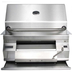 Fire Magic Legacy 30-inch Charcoal Built-In BBQ Grill with Smoker Oven/Hood Z334581