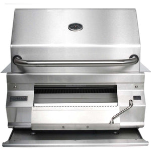 Fire Magic Legacy 24" Charcoal Freestanding BBQ Grill with Smoker Oven/Hood Z368264