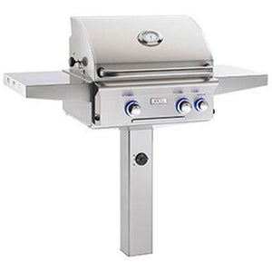 American Outdoor Grill "L" Series 24" In-Ground Post Grill Only NG 24NGL-00SP-R