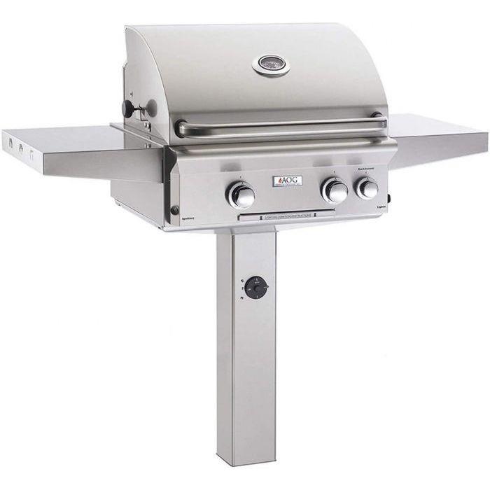 American Outdoor Grill "T" Series 24 inch Natural Gas Grill On in-Ground Post 24NGT-00SP