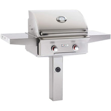 Load image into Gallery viewer, American Outdoor Grill &quot;T&quot; Series 24&quot; Gas Grill In-Ground Post 24PGT-00SP