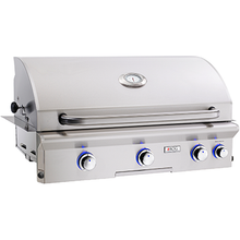 Load image into Gallery viewer, American Outdoor Grill L-Series 36 Inch Grill with Side and Back Burners 36PBL-R
