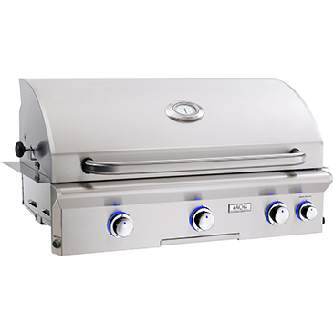 American Outdoor Grill L-Series 36 Inch Grill with Side and Back Burners 36PBL-R