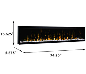 Dimplex IgniteXL 74-In Electric Fireplace - XLF74