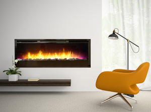 EMPIRE NEXFIRE 74' LINEAR BUILT-IN/WALL MOUNTED ELECTRIC FIREPLACE -EBL74