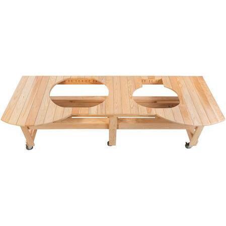 Primo Cypress All Event Table for 2 Grills 91 1/2 x 31 1/2 x 32