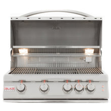 Load image into Gallery viewer, Blaze Gas Grill - 4 Burner LTE Grill Built-In Propane Gas with Lights BLZ-4LTE2-LP