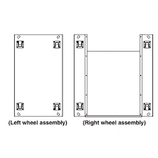Fire Magic Pre-Fab Grill Island Wheel Kit DC-WK-04