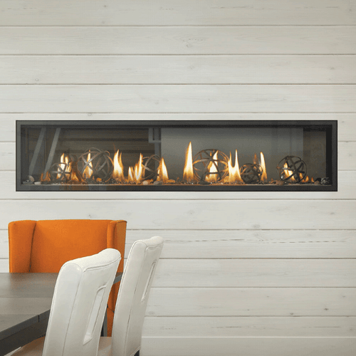 Napoleon Luxuria 74' See-Through Linear Direct-Vent Natural Gas Fireplace LVX74N2