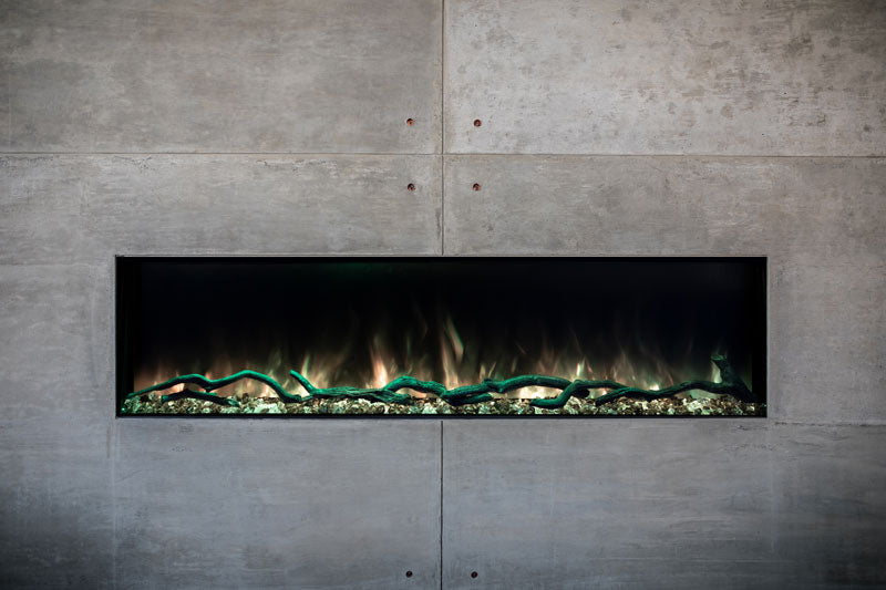 Modern Flames 96" Landscape Pro Slim Built In Electric Fireplace- LPS-9614