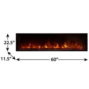 Modern Flames Electric Fireplace - 60" LFV2-60/15-SH