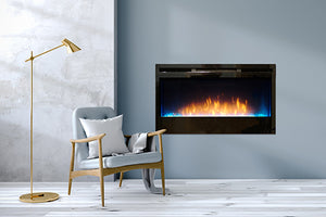 Nexfire 34" Linear Built-in/Wall Mounted Electric Fireplace EBL34
