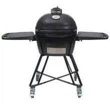 Load image into Gallery viewer, Primo All-In-One Grill - Oval JR w/ 200 sq in Cooking Surface Ceramic Black PRM7400, PG007400