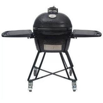 Primo All-In-One Grill - Oval JR w/ 200 sq in Cooking Surface Ceramic Black PRM7400, PG007400