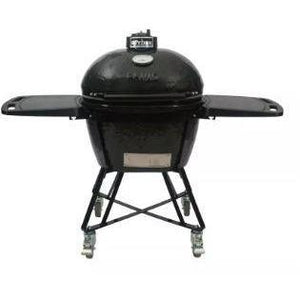 Primo All-In-One Grill - Oval LG w/ 300 sq in Cooking Surface Ceramic Black PRM7500, PG007500